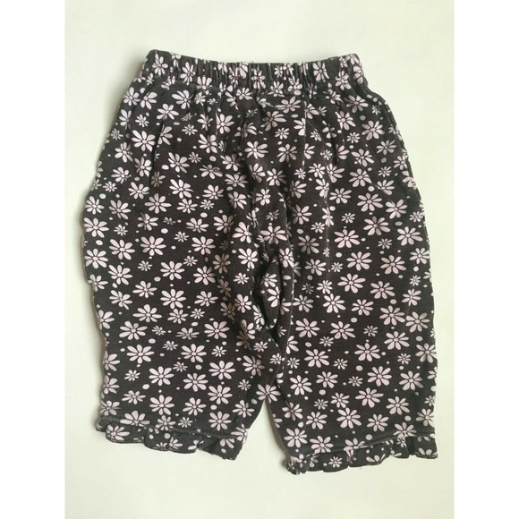 Girl's Size 9M 6-9 Months 3 Piece Pink Floral Carter's Top + Brown Pants & Bib - Picture 9 of 9